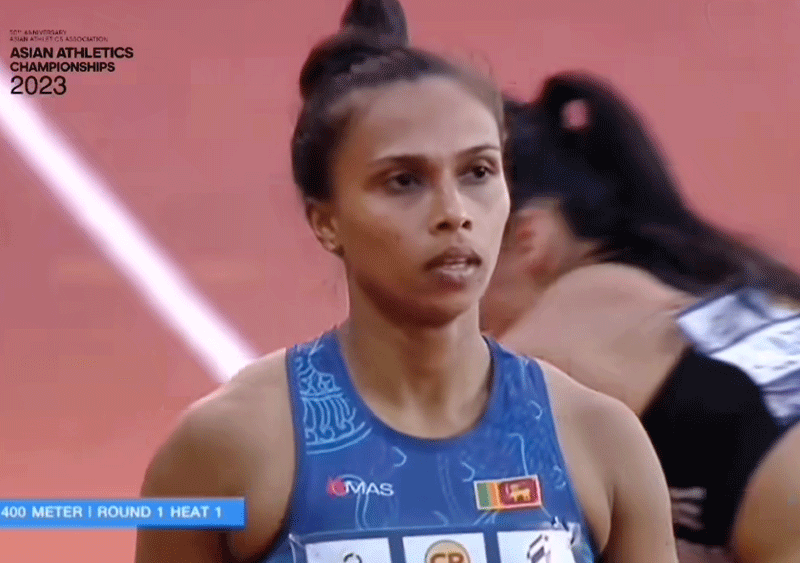 නදීෂා රාමනායක ශ්රී ලංකාව රනින් බබළවයි