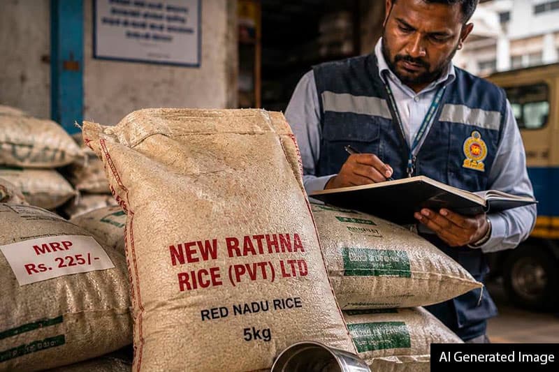 පාලන මිල ඉක්මවා සහල් සැපයූ ‘නිව් රත්න සහල්’ සමාගමට ලක්ෂ 10ක දඩයක්!