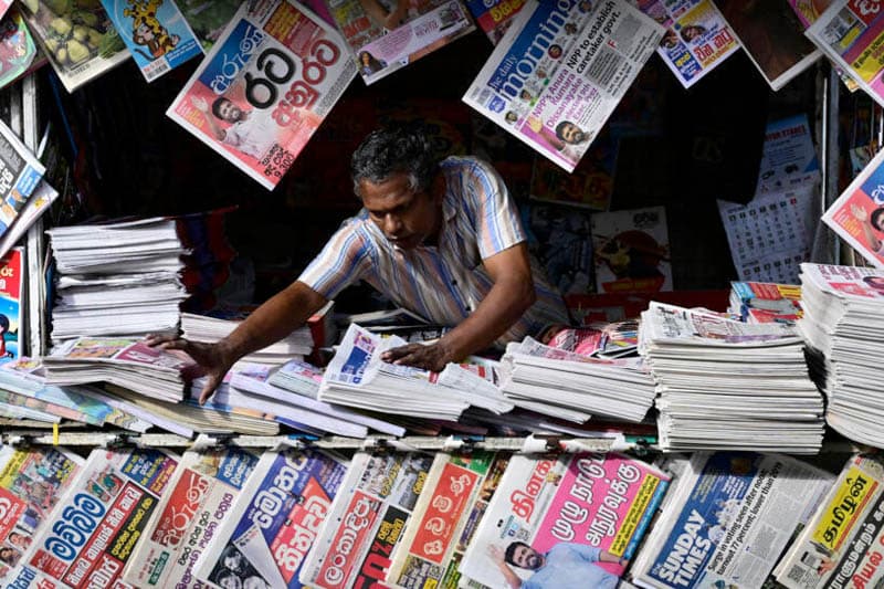 පශ්චාද් ජනාධිපතිවරණ සමයේ උතුරේත් දකුණේත් පත්තර පිටු