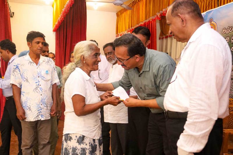 නිල්වලා ලවණ බාධකයේ වන්දිය වචනයෙන් යථාර්ථයට! මිලියන 1200න් කොටසක් තිහගොඩ ගොවීන්ට ලැබෙයි
