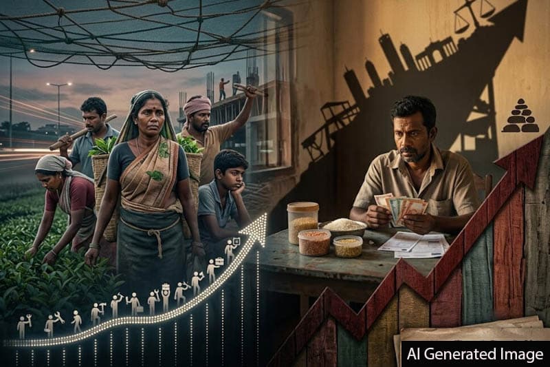 'රැකියා තිබුණත් ජීවත්වන්න සල්ලි මදි!' - ලංකාවේ නිල දිළිඳුකමේ සීමාව රුපියල් 17,315 දක්වා ඉහළට: ආර්ථිකයේ සැබෑ චිත්රය මෙන්න!