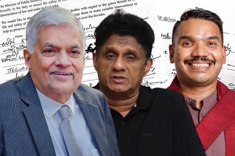 රනිල්-සජිත්-නාමල් ඇතුළු විපක්ෂයේ නායකයන් ගෙන් ජාත්යන්තරයට ඒකාබද්ධ ලිපියක්
