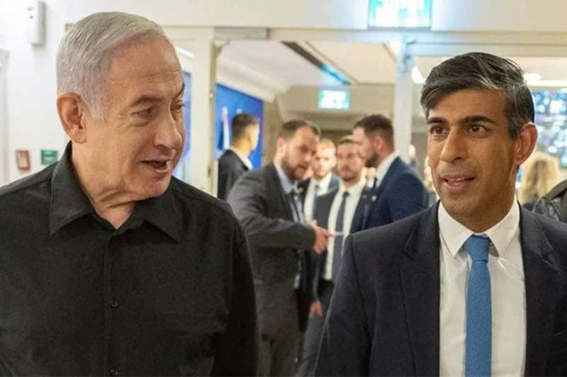 ‘අපට අවශ්ය ඔබේ ජයග්රහණය’ - බ්රිතාන්ය අගමැති ඊශ්රායල් අගමැතිට කියයි