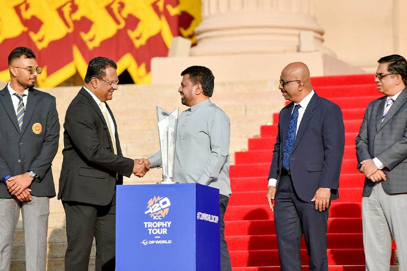 T20 ලෝක කුසලානයේ ප්රදර්ශන චාරිකාව ජනපති ප්රධානත්වයෙන් ඇරඹේ