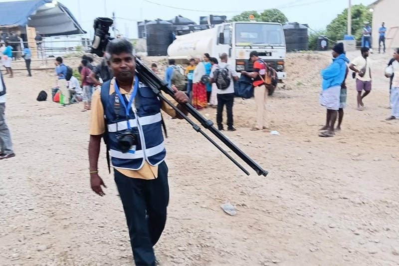 දෙමළ මාධ්යවේදියකුට එරෙහි මරණ තර්ජන ‘පොලිසිය සුළුකොට තකලා’