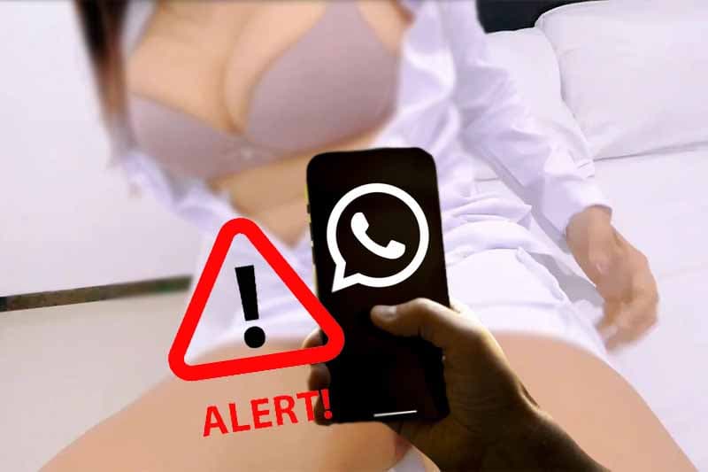 නිරුවත් තරුණියකගෙන් WhatsApp ඇමතුමක් - කප්පම් වංචාවට හසුවන්න එපා!