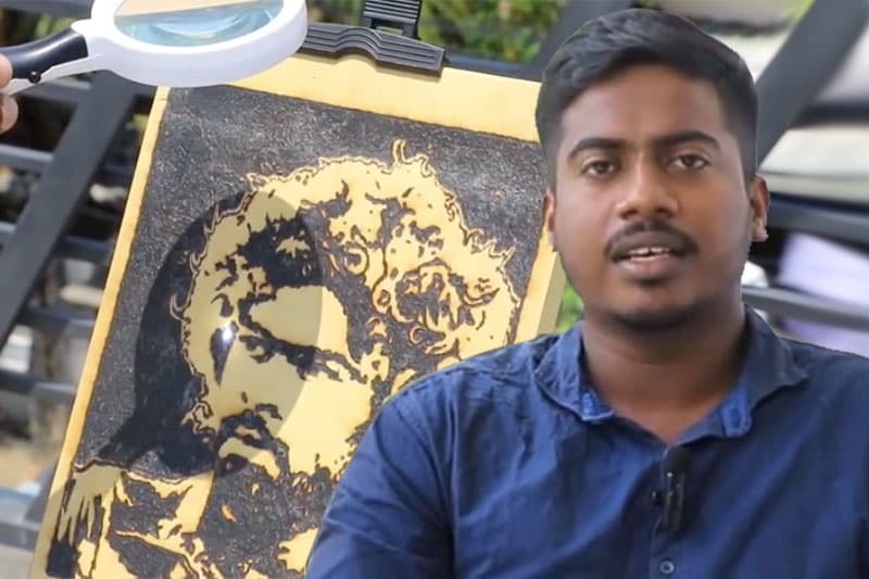 හිරු එළියෙන් සිතුවම් මවන මඩකලපුවේ ශිවනේෂරාසා (වීඩියෝ)