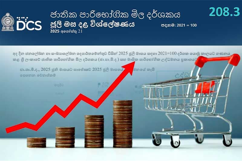 උද්ධමනය ඉහළ ගිහින් !