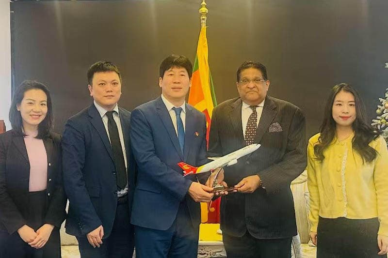 චීනයේ බෙයිජිං සිට කොළඹ දක්වා සෘජු ගුවන් ගමන් ඇරඹේ
