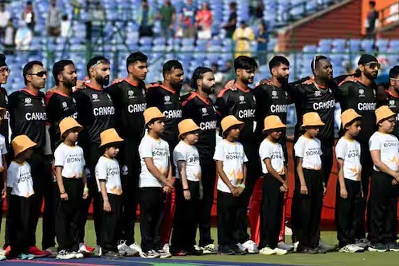 2026 T20 ලෝක කුසලාන තරගාවලියේදී කැනඩා ක්රීඩකයෙකුට අමතර ආරක්ෂාවක් දීලා