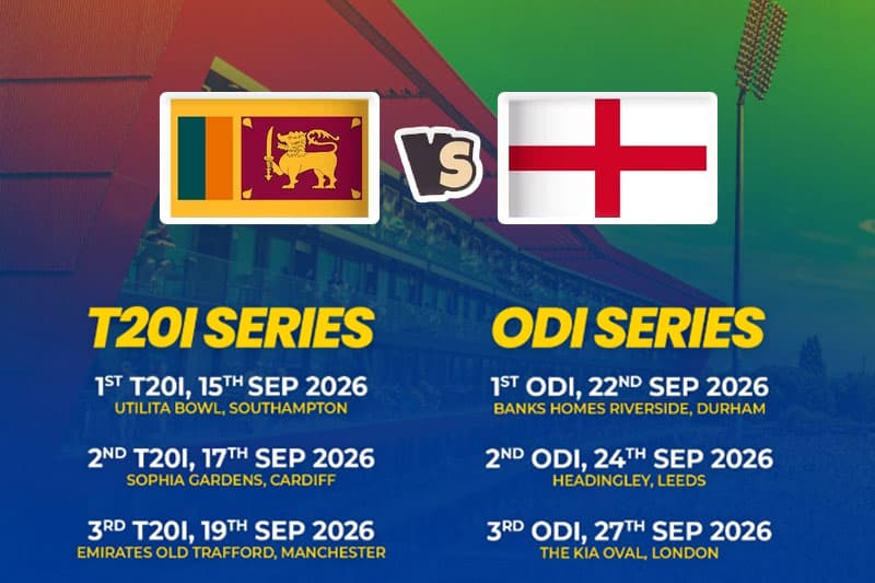 ශ්රී ලංකා ක්රිකට් කණ්ඩායම 2026 එංගලන්ත ක්රිකට් සංචාරයක