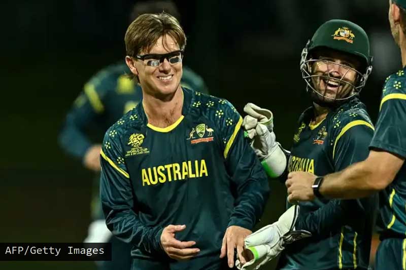 T20 ලෝක කුසලානයෙන් ඉවත්ව යන ඔස්ට්රේලියානු පිලේ සම්පාගෙන් වාර්තාගත පන්දු යැවීමක්