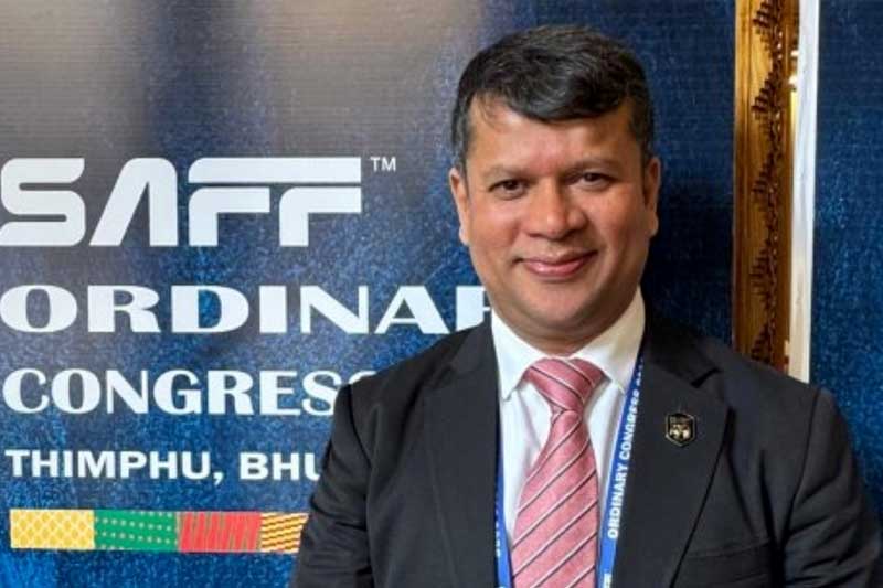 දකුණු ආසියානු පාපන්දු ඉතිහාසයේ ශ්රී ලංකාවට ඓතිහාසික ජයග්රහණයක්: ජස්වර් උමාර් ඒකමතිකව SAFF උප සභාපති ධුරයට!