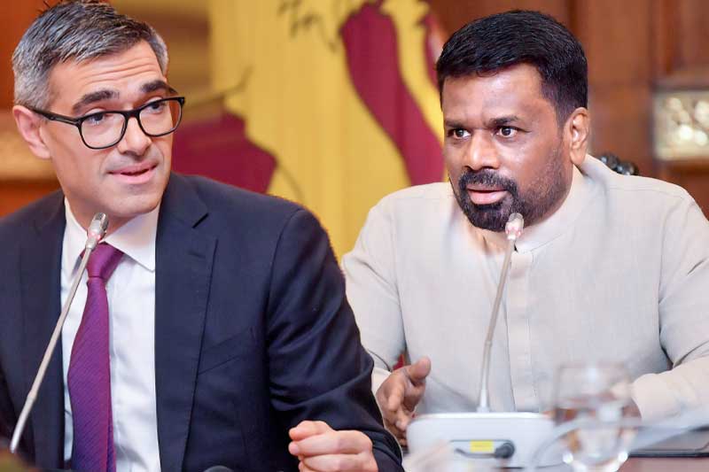 ජනපති සහ ජාත්යන්තර මූල්ය අරමුදලේ නියෝජිතයන් අතර සාකච්ඡාවක්