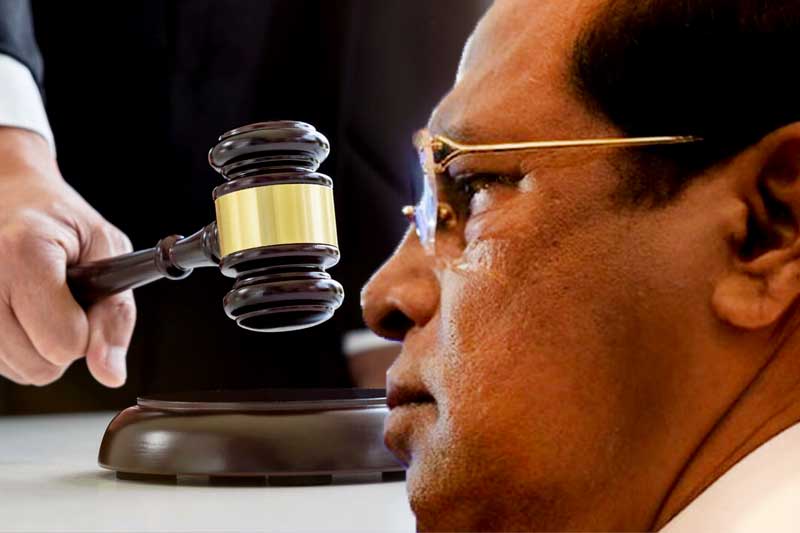 හිටපු ජනපති මෛත්රීට නිකුත් කළ සිතාසිය බලරහිත කරයි