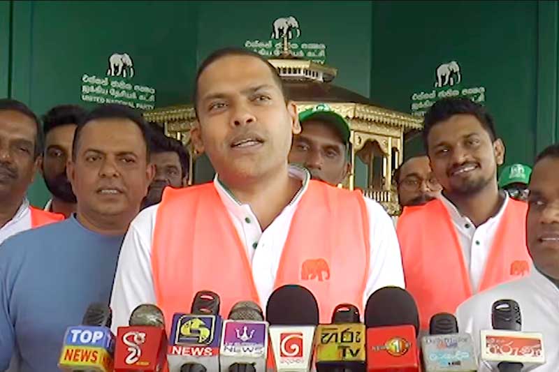 එජාප-සජබ සන්ධානයේ වැඩි වගකීම සජිත්ට - හරීන් ප්රනාන්දු