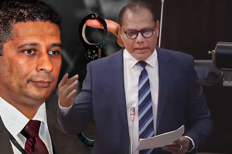 'සැකකරුවෙකුත් නොවන සලේව ත්රස්ත පනතින් රඳවාගත්තේ කොහොමද? විමර්ශකයින් මාලිමාවේ දේශපාලන ක්රියාකාරීන්!" - දයාසිරි පාර්ලිමේන්තුවේදී ප්රශ්න කරයි
