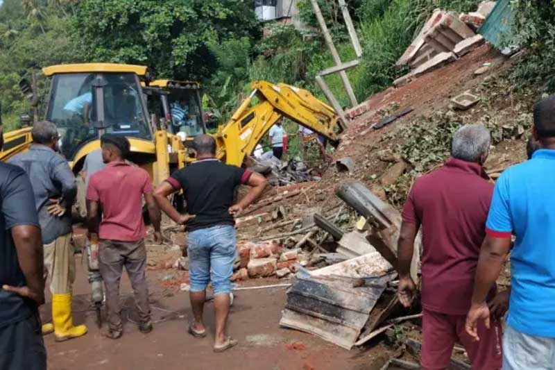 කඩුගන්නාව නායයෑමෙන් මිය ගිය ගණන 6ක් දක්වා ඉහළට: සිරවූවන් සොයා තවදුරටත් මෙහෙයුම්