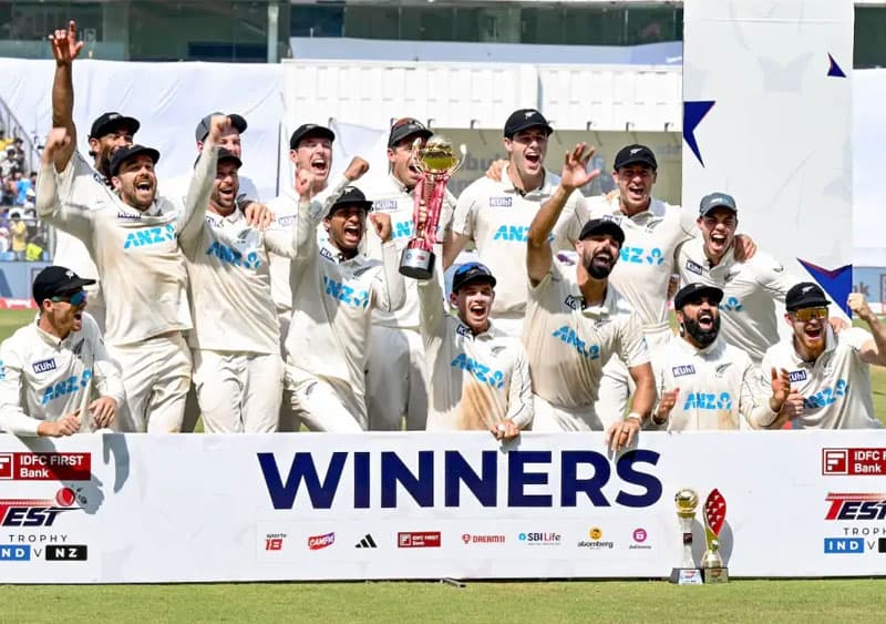 ඉන්දියාවේ අසරණකම හෙළිවූ නවසිලන්තයට එරෙහි 3-0ක ටෙස්ට් පරාජය