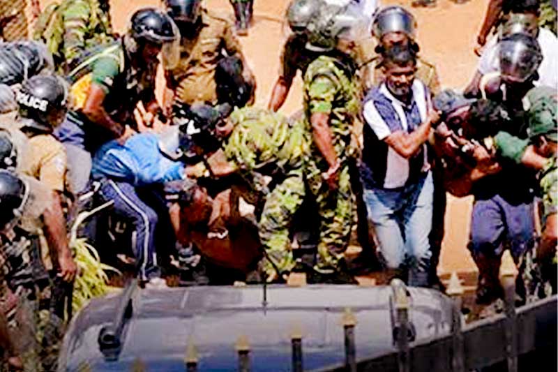 මීගමුව ඝාතන 28 දක්වා ඉහළට! - වැලිකඩ සිරකරුවෙකුත් අභිරහස් ලෙස මියයයි; රාත්රියේ ආ මානව හිමිකම් නිලධාරීන්ට බන්ධනාගාර දොර වැසේ