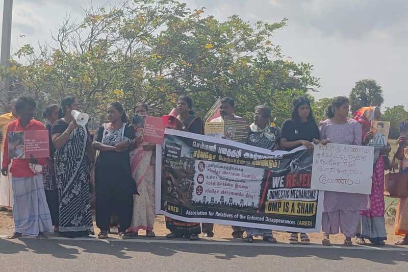 අධිකරණ ඇමතිට බලකරන යාපනයේ විරෝධතාවට එරෙහිව අධිකරණ තහංචියක්