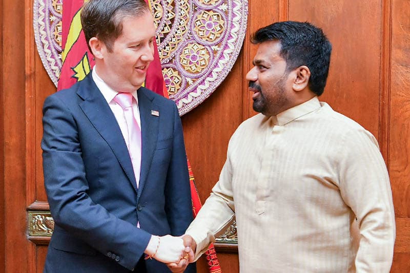 ඇමෙරිකානු විශේෂ නියෝජිත සර්ජියෝ ගෝර් ජනපති හමු වෙයි