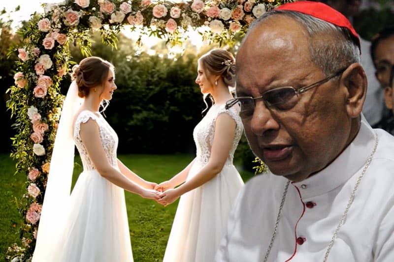 'සමලිංගික විවාහ මානව අයිතිවාසිකමක් නොවේ' - කාදිනල් හිමි