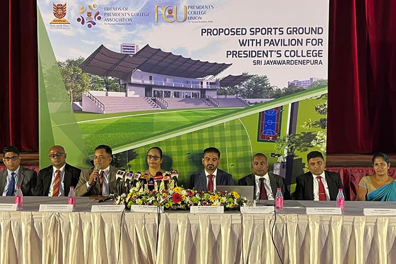 කෝට්ටේ ජනාධිපති විද්යාලයට අංග සම්පූර්ණ බහුවිධි ක්රීඩා ප්රේක්ෂකාගාරයක් සහ ක්රීඩා පිටි සංකීර්ණයක්