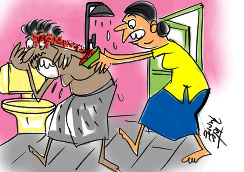 දියණියගේ 'අසැබි ඡායාරූප' ගත්බව කියන සැමියා ඝාතනය ..
