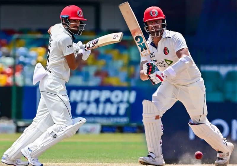 ඉබ්රහිම් සඩ්රාන්ගෙන් මංගල ටෙස්ට් ශතකයක් ඇෆ්ගනිස්තානය දෙවැනි ඉනිමේ එක් කඩුල්ලක් දැවී ලකුණු 199
