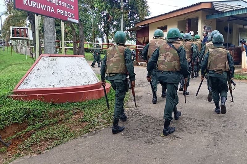 බන්ධනාගාර කිහිපයකම නොසන්සුන්තාවන්: තිදෙනෙකු මරුට; 24කට වැඩි පිරිසක් රෝහල්ගත කෙරේ!