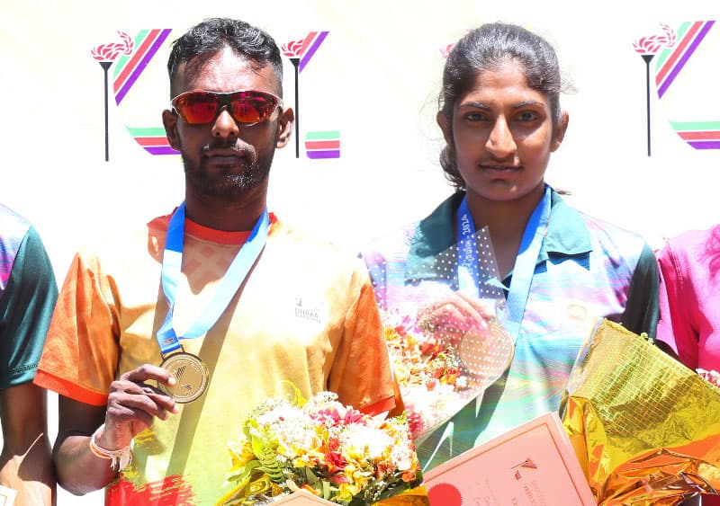රට හරහා දිවීමේ ශූරයා බස්නාහිර පළාතේ පුෂ්පකුමාර - ශූරිය මධ්යම පළාතේ හේරත්