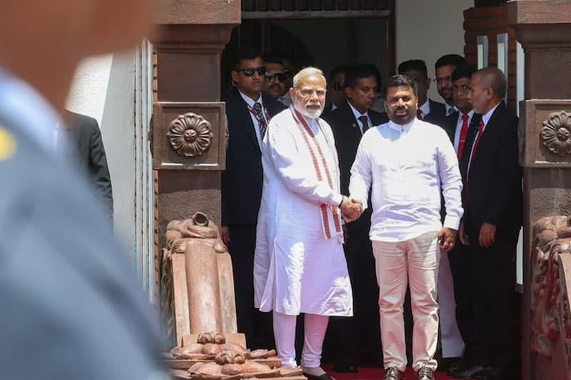 මෝදිගේ ශ්රී ලංකා සංචාරය විදෙස් මාධ්ය ඇසින්