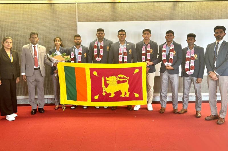ශ්රී ලාංකික පැරා ඔලිම්පික් කණ්ඩායමට පැරීසියෙදී උණුසුම් පිළිගැනීමක්