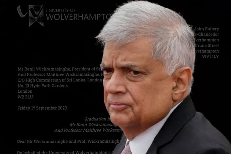 රනිල්ගේ ලන්ඩන් ගමන රාජ්ය තාන්ත්රික එකක් නොවේ! - විශ්වවිද්යාලයෙන් එවූ ඊමේලයෙන් සියල්ල හෙළිවෙයි.. | Sanath Balasooriya