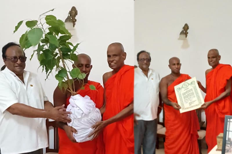 හේමරතන හිමියන් සහ සරත් වීරසේකර: උතුරට වැඩම කළ බෝධි අංකුරය