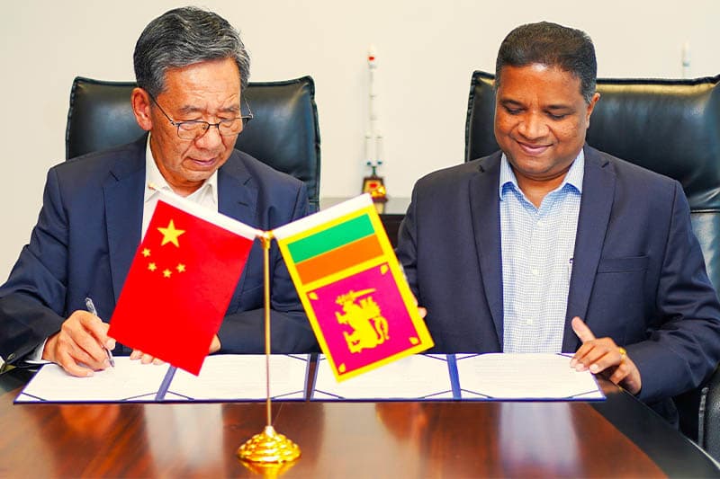 ශ්රී ලංකාව, චීනයේ DSEL සමඟ අභ්යවකාශ ගවේෂණයට පිවිසෙයි