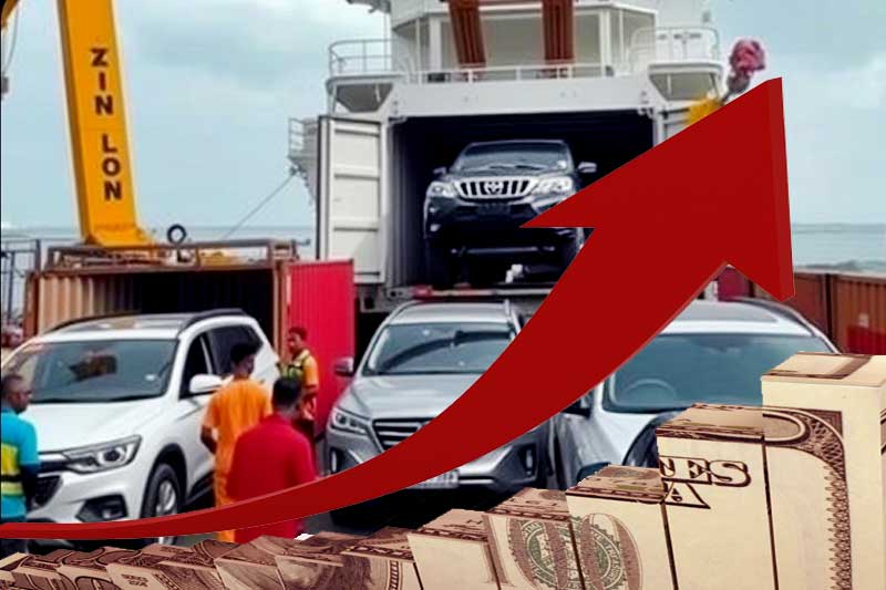 සැප්තැම්බර් ආනයන වියදම ඩොලර් බිලියන 2 ඉක්මවයි !