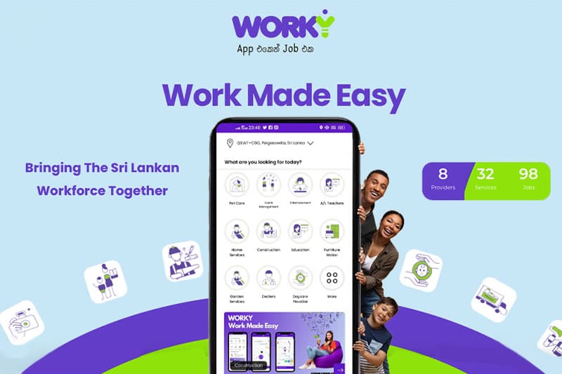 'Worky' : රැකියා සහ සේවා අවස්ථා සොයන අයට ඇප් එකක්