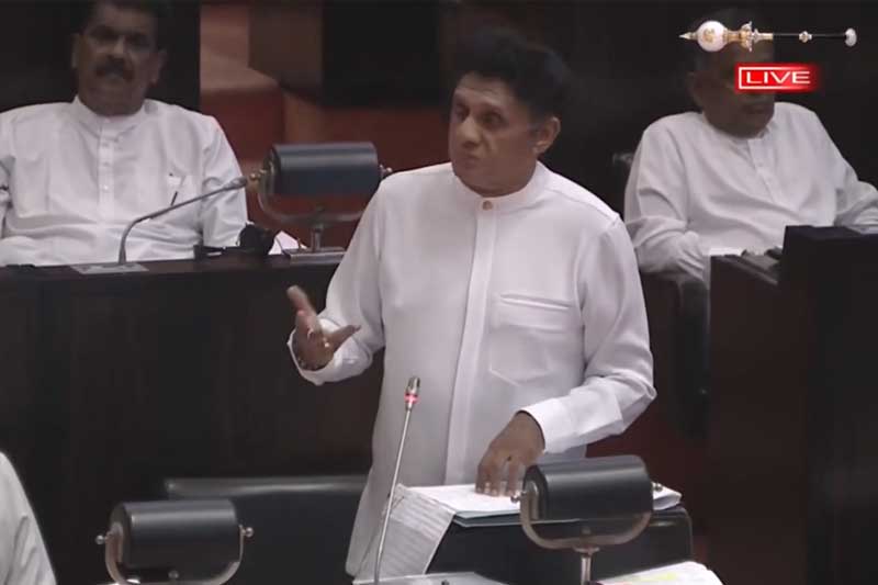 'හිරගෙදර රකින්න බැරි ආණ්ඩුව රට රකින්නේ කොහොමද? - 'පොහොසත් රටක් - ලස්සන ජීවිතයක්' ප්රතිපත්ති ප්රකාශය අමු අමුවේ හෑල්ලු කරලා'