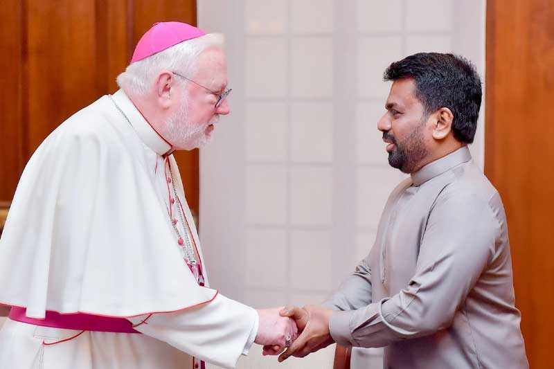 ශ්රී ලංකා රජය ගන්නා උත්සාහය වතිකානුවේ පැසසුමට
