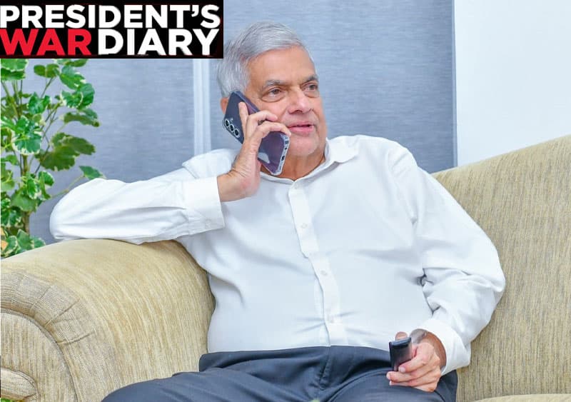 President's War Diary : පොලිස්පති ගැන ජනපති තීන්දු කතානායකට කියයි