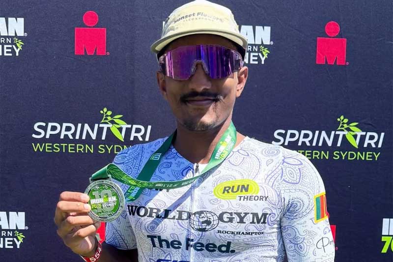 ෂේන් අමරසිංහ IRONMAN 70.3 තුන්ප්රයාම තරගාවලිය තුල විශිෂ්ඨ දක්ශතා අතරට