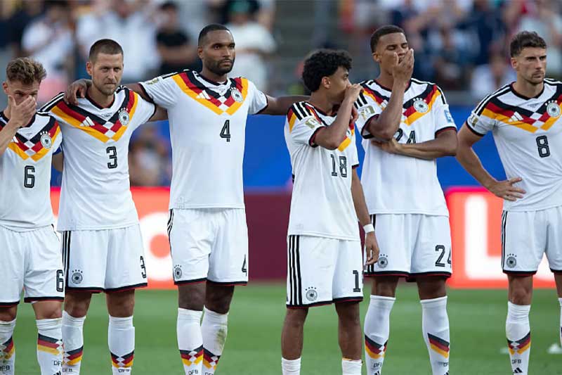 පැරගුවේට එරෙහිව හය වැනි පෙනල්ටිය එල්ල කිරීම ජර්මන් ක්රීඩකයින් සිවු දෙනෙකුම ප්රතික්ෂේප කරලා!
