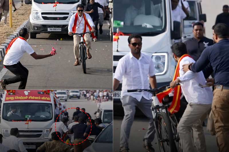 රසිකයාට බයවී දිව්ව තලපති විජේ...