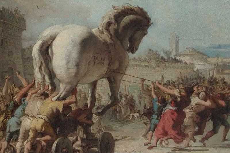 The story of the Trojan Horse - ට්රෝජන් අශ්වයාගේ කතාව | Saliya Pieris