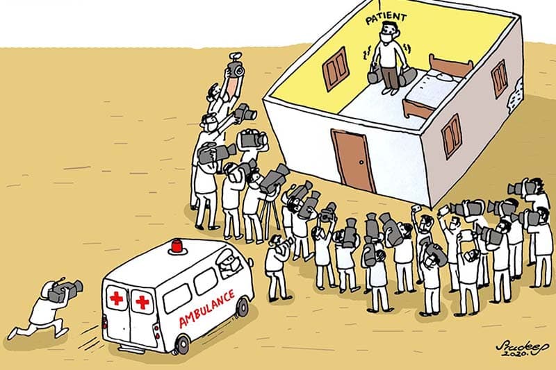 කොවිඩ් රෝගීන් පවා අපකීර්තියට ලක්කරන ආණ්ඩුවක් !