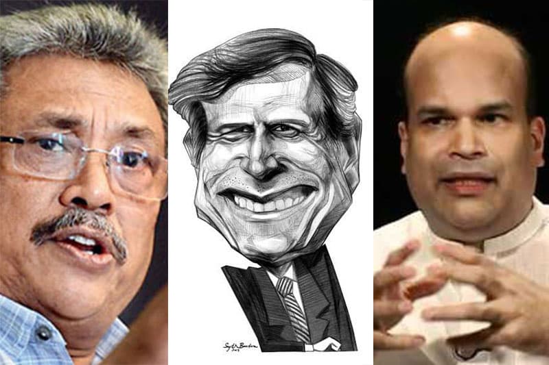 ඇමරිකානු කුමන්ත්රණයක් : ගෝඨා-මිලින්ද-බ්ලේක් හවුල ගැන වාසුටත් සැකයක් (වීඩියෝ)