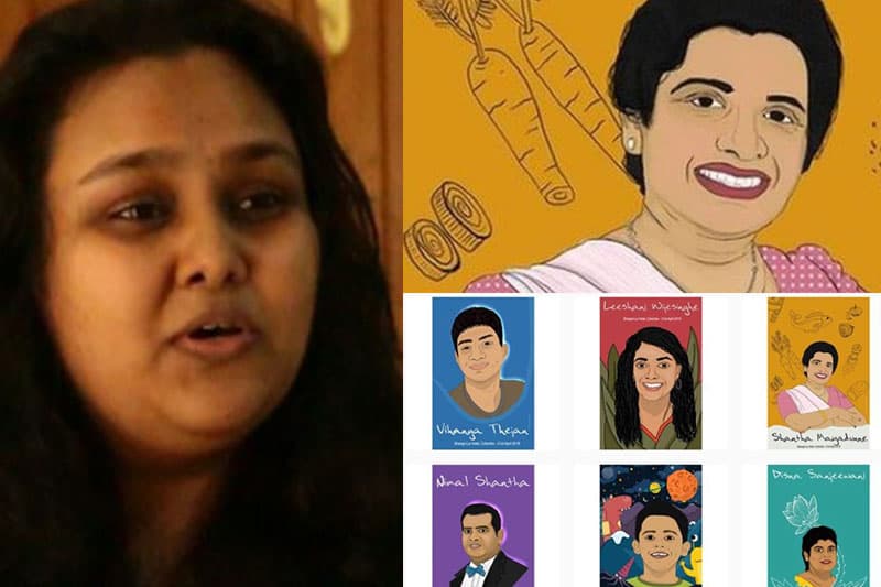 පාස්කු දින ප්රහාරය: මියගිය අය වෙනුවෙන් 'උපහාර' පුදන තරුණියක්