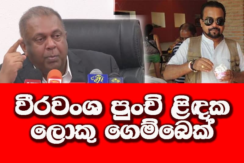 වීරවංශ කියන්නේ පුංචි ළිඳක ලොකු ගෙම්බෙක්